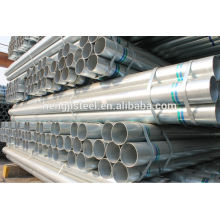 BS 1387 ERW welded light galvanized pipe